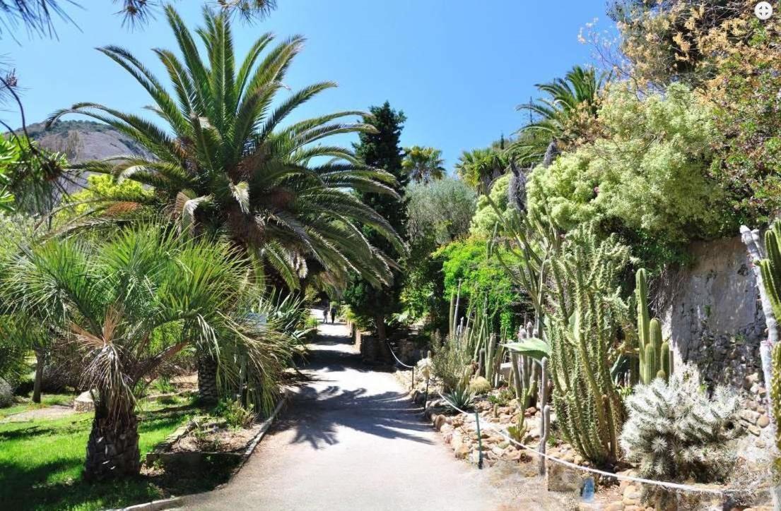 Logement climatisé avec jardin et parking pour 2 personnes en bord de plage La Ciotat Esterno foto